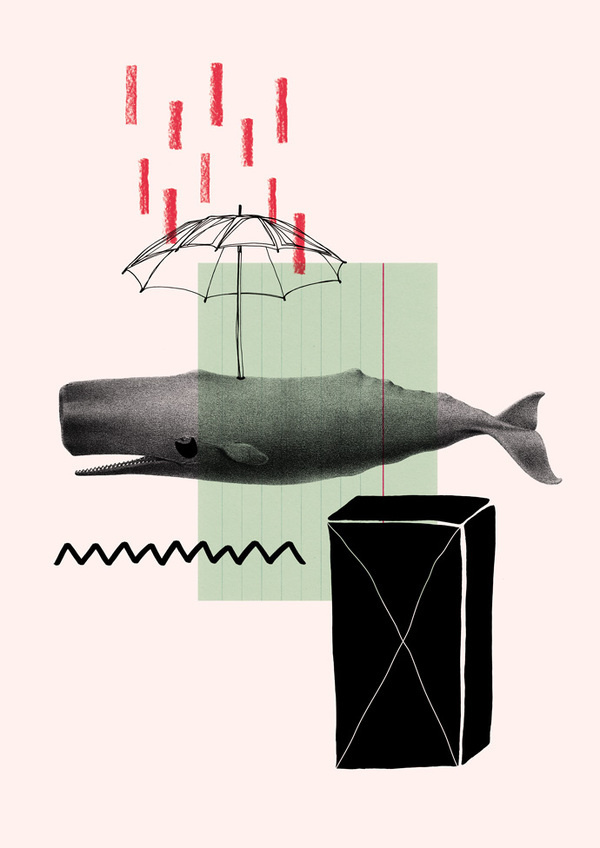 whale #whale #fischer #wal #illustration #maria #collage