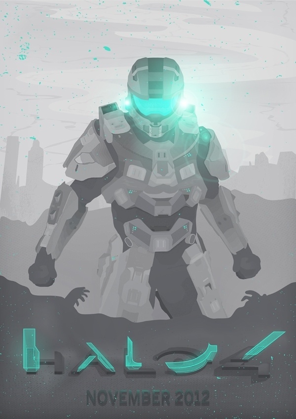 ANONYMOUS MAG #illustration #halo4 #xbox #typography