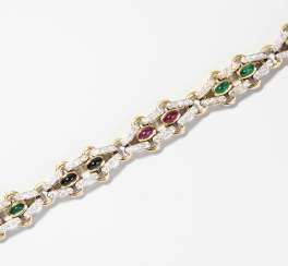 Pomellato Colored Stone And Diamond Bracelet