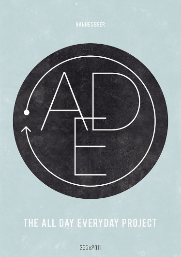Todos os tamanhos | The All Day Everyday Project | Flickr – Compartilhamento de fotos! #design #graphic