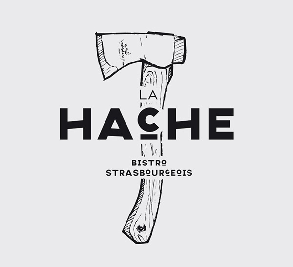 LA HACHE – IDENTITY #inspiration #logo #design #identity