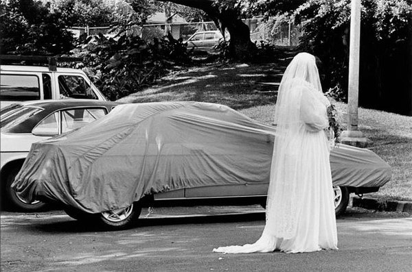 Design Free Thursday // Elliott Erwitt's Phototoons. | yellowtrace blog » #wedding #photo #situation #cover #bride #photography #car