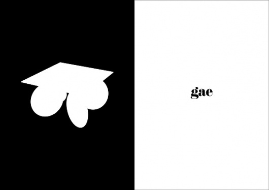 Cut it out on the Behance Network #white #forniture #design #graphic #black #minimal #and