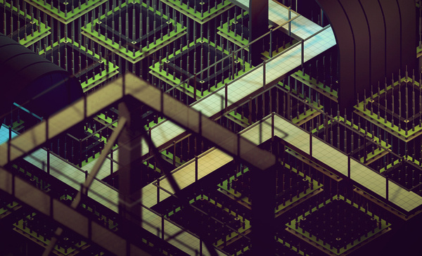Low Poly [Isometrics] on Behance #illustration #low #poly