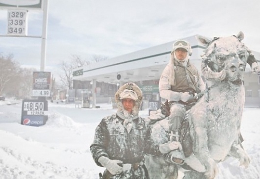 POTD: New York City Is Turning Into Hoth New York City Blizzard Hoth – /Film #in #sohoth #wars #tauntauns #star #nyc #hoth