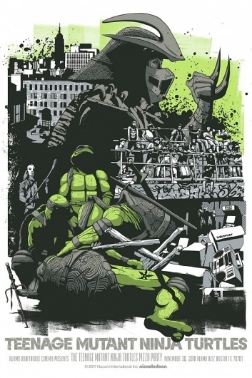 Cool Stuff: Exclusive Mondo 'Teenage Mutant Ninja Turtles' Poster By Jeff Proctor, Plus 'Santa Sangre' | /Film #turtles #ninja #illustration