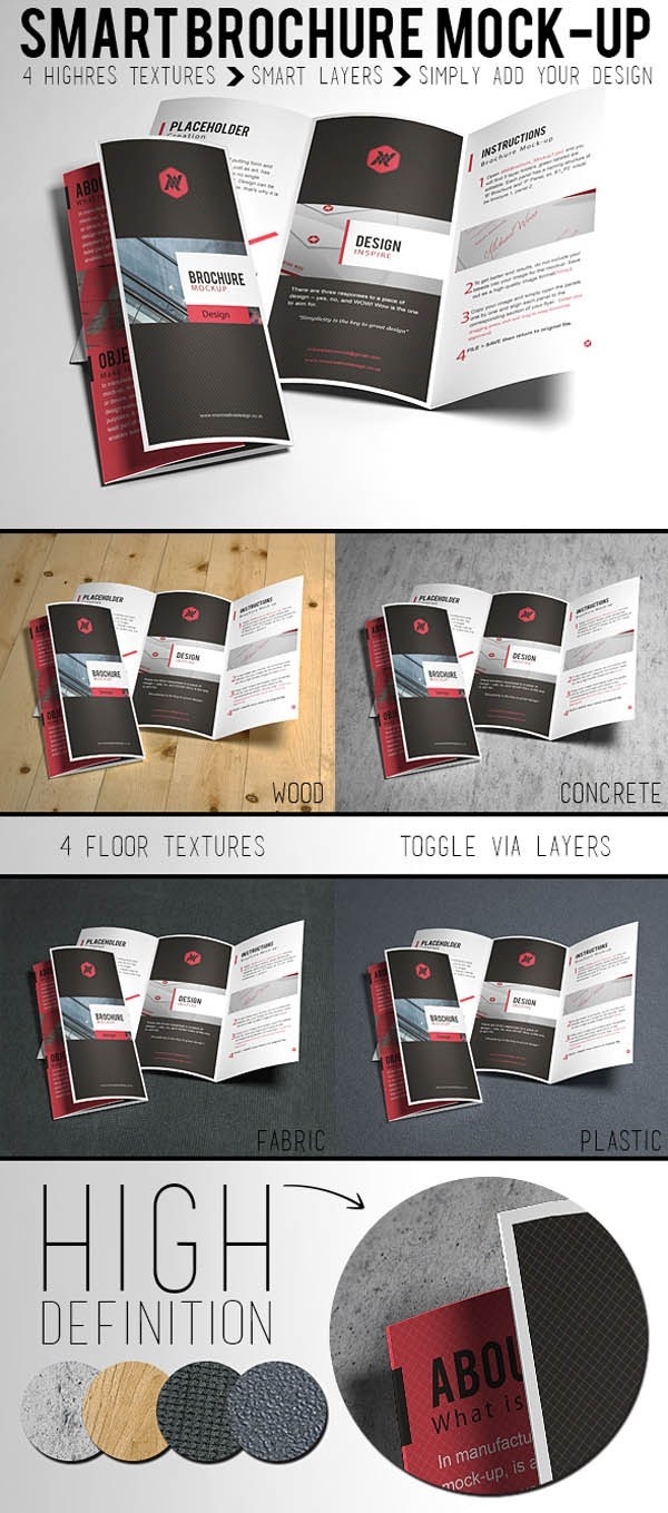 Brochure design idea #395: Free HD Trifold Brochure