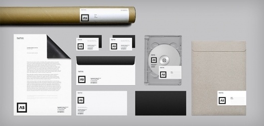 AS | Angel Souto Estudio Creativo #logo #identity #branding #stationery