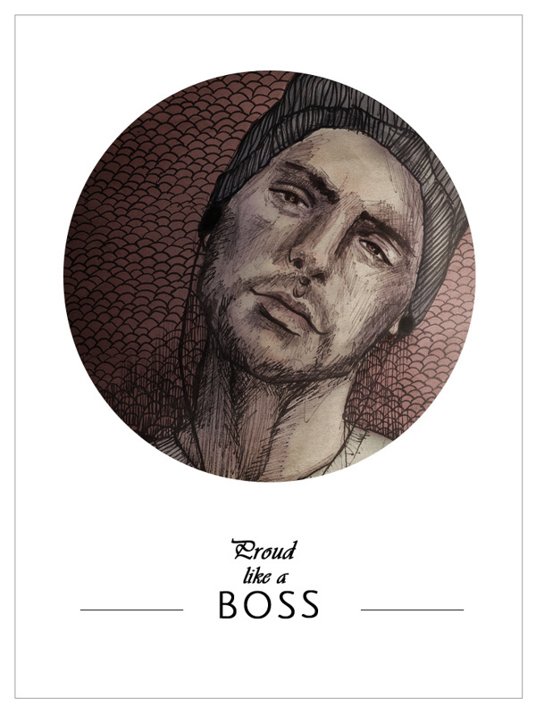 Illustration #boy #boss #guy #man #drawing