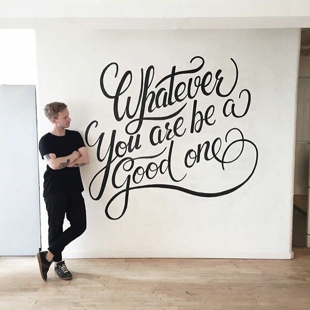 Whatever you are, be a good one - by andreasmhansen #environmental