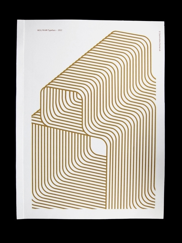 Wolfram Typeface on the Behance Network #form #design #book
