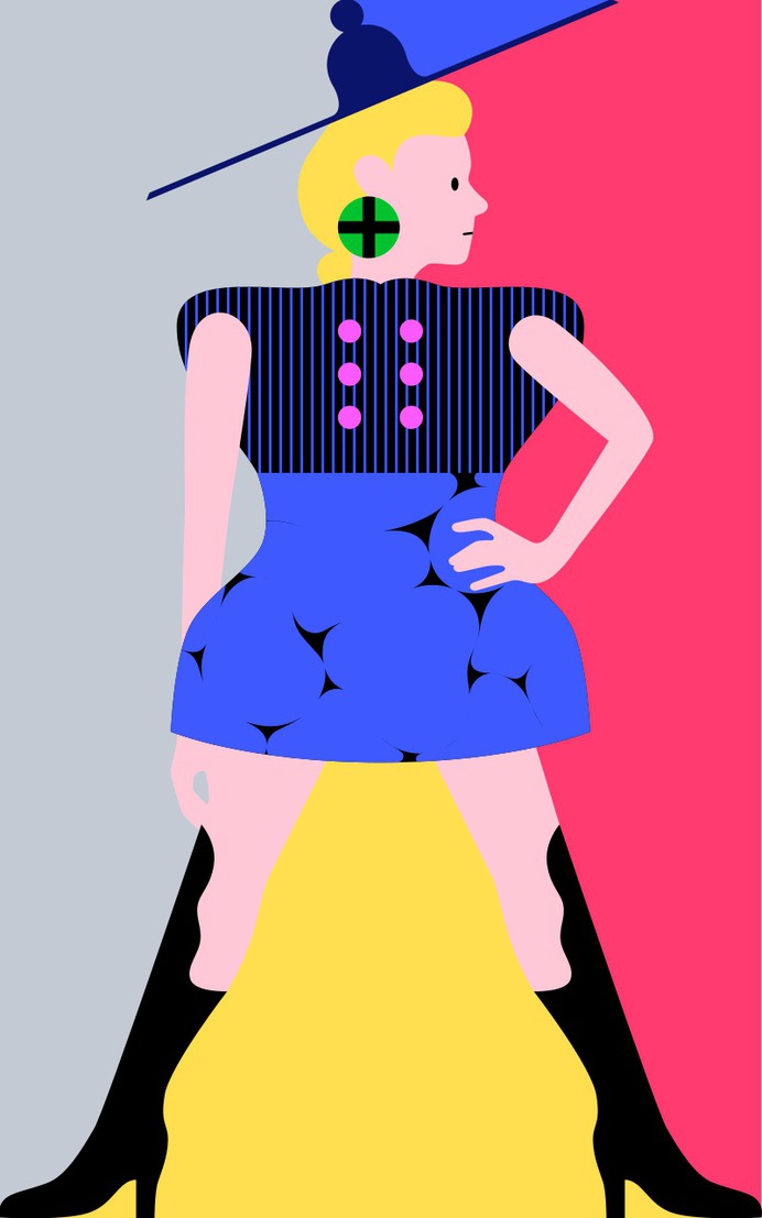 #london #lfw #illustration #pattern #design #people #advertising #michaelarnold #editorial #vector