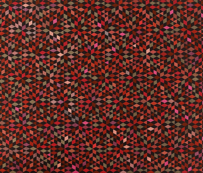 Geometric Pattern Rugs and Poufs by Golran - #textile, #design, #fabrics, #patterns