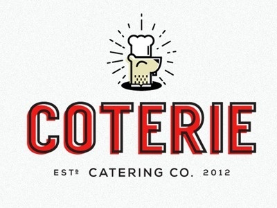 Coterie #logo #catering #branding #company