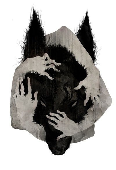 Tumblr #illustration #wolf