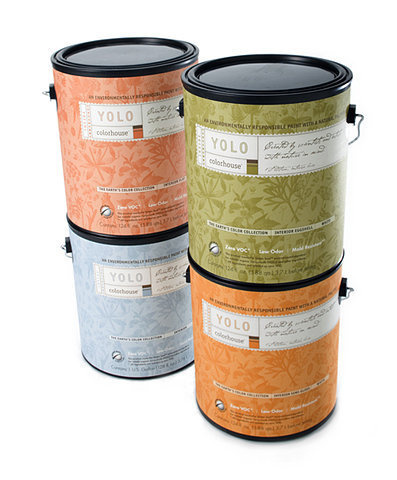 TheDieline.com: The Leading Package Design Website: YOLO Colorhouse Paint #packaging