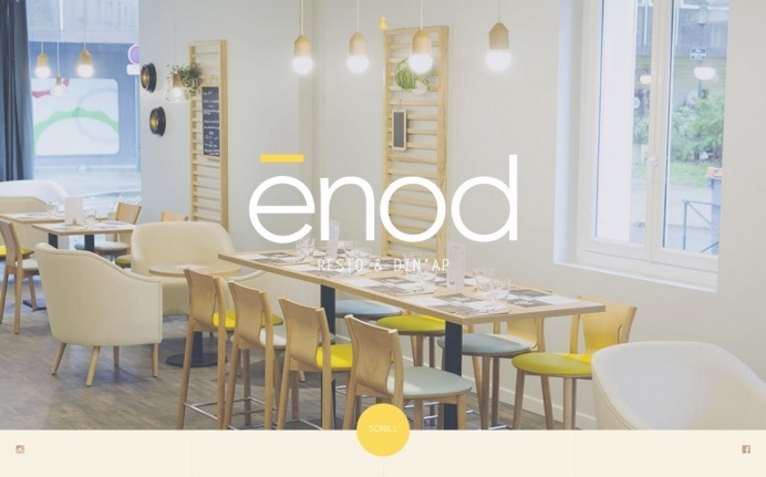 enod restaurant france paris webdesign beautiful branding best inspiration mindsparkle mag designblog award beauty beautiful new modern yell