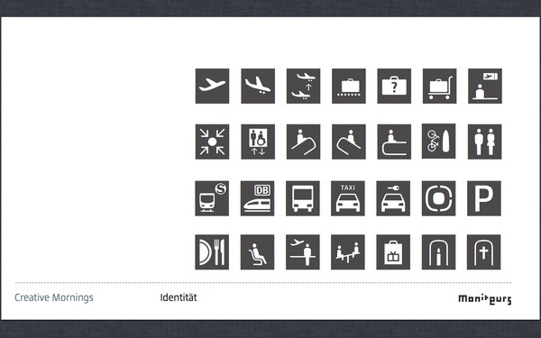 Identity And Function #pictogram #icon #wayfinding #symbol #airport
