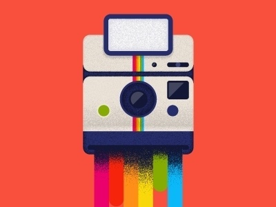Dribbble - Color Leak by tamer koseli #camera #illustration #vintage