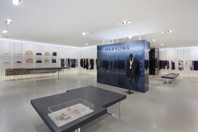 Here is an overview of the Shanghai store. This has been a major flagship project working closely for and with the Maryling brand.