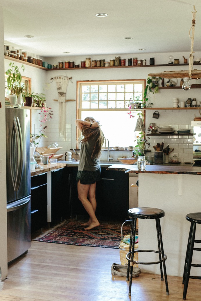 The hippie bohemian house of Emily Katz in Portland