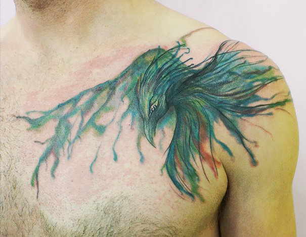 Beautiful Tattoos Design That Flowing Naturally In the Body #tattoo #bodyArt #instagram #unique