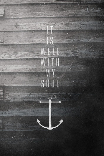 Dribbble - It Is Well.jpg by Andrew Miller #wood #anchor #dusty #grunge