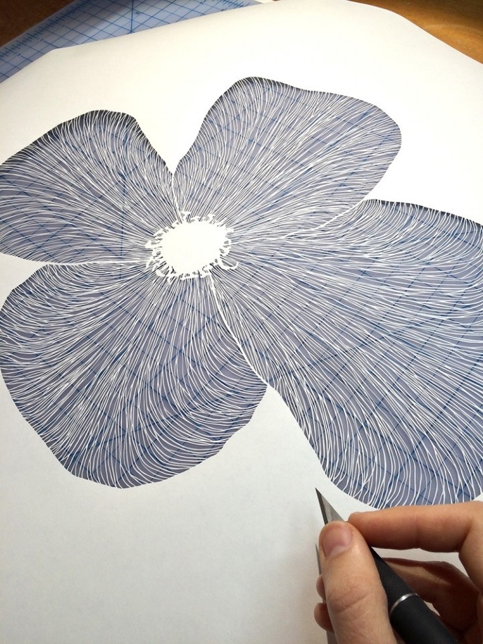 Amazing Detailed Paper Cut Art by Maude White #PaperCut
