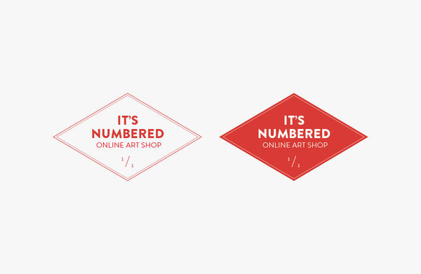 Martin Silvestre It's Numbered #logo #design #shop #graphic