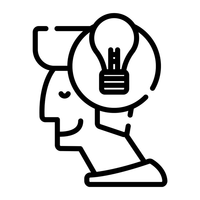 See more icon inspiration related to account, idea, head, lightbulb, bulb, designer, creativity, creative, user, avatar, happy and person on Flaticon.