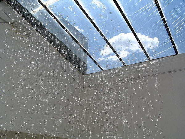Rain installation art by Stacee Kalmanovsky #rain #art #installation