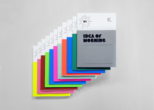 Voice of Good Morning #zine #icon #design #graphic #illustration #info #morning #booklet #good