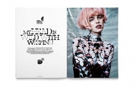 USED ISSUE TWO #display #fashion #type #used #editorial #magazine #typography