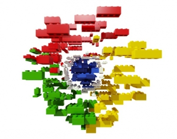 lego build anim big #logo #animation #lego
