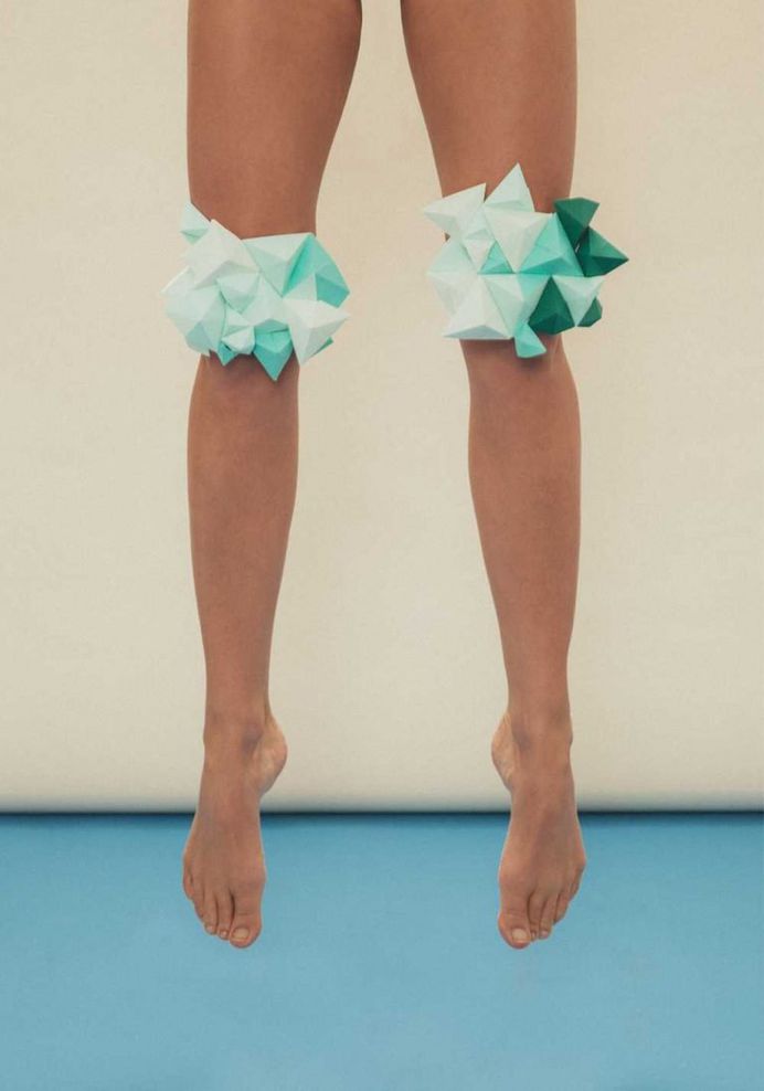 Playful Fashion Portraits Featuring Paper Art by Kristoffer Marchi