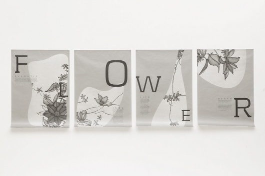 Clematis Exhibition|GALLERY LETA - Daikoku Design Institute #print #design #japanese #posters #typography