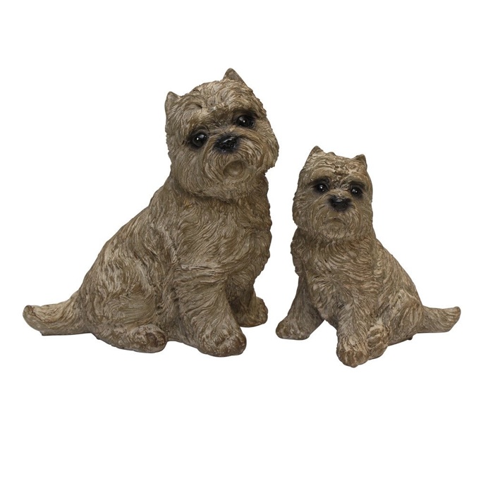 Scottie Dogs Statues, set of 2