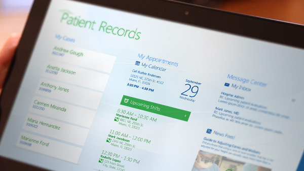 Windows 8 Patient Records App on Behance #windows8