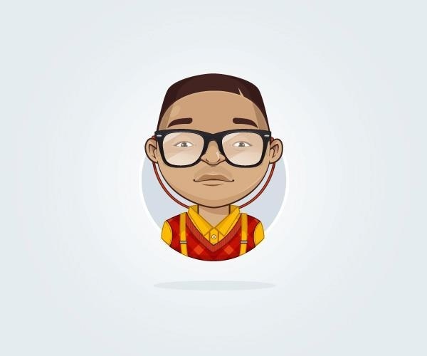 Steve #glasses #steve #vector #illustration #character