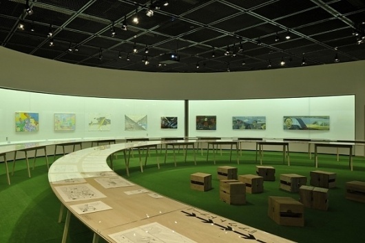 川崎市市民ミュージアム「横山裕一」展 « TORAFU ARCHITECTS トラフ建築設計事務所 #exhibition #manga #torafu #grass