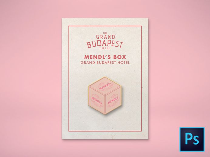 Enamel Pin Mockup by Miguel Miranda