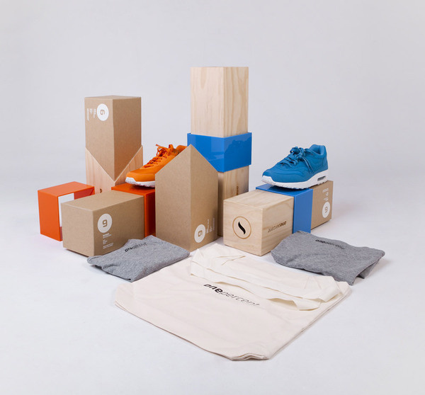 lovely package one percent 18 #shoes #cardboard #print #wood #plastic #trainers