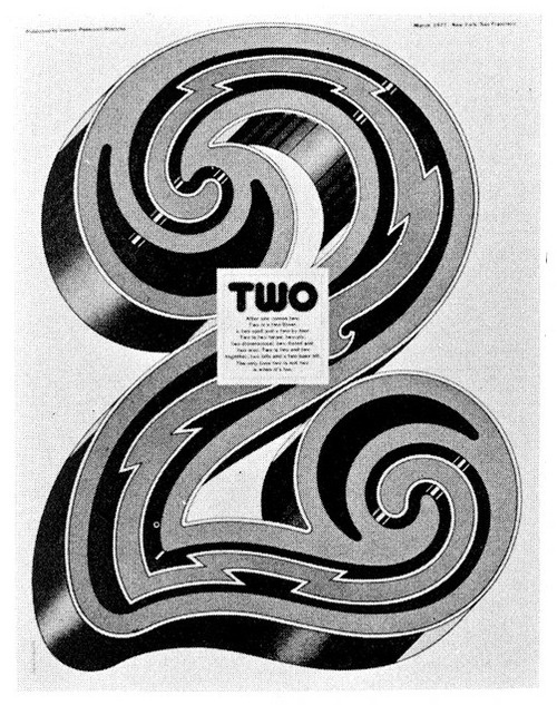 Typeverything.com - 2 byÂ Kit Hinrichs. - Typeverything #numbers #illustration #typography