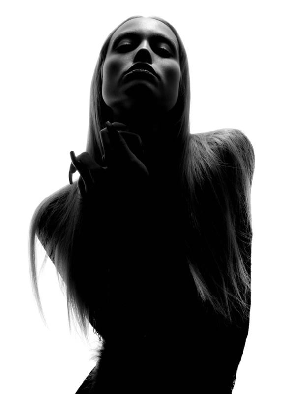 Beauty Fashion Portrait in Black and White by David Benoliel Photography #fashion #portrait #woman #style