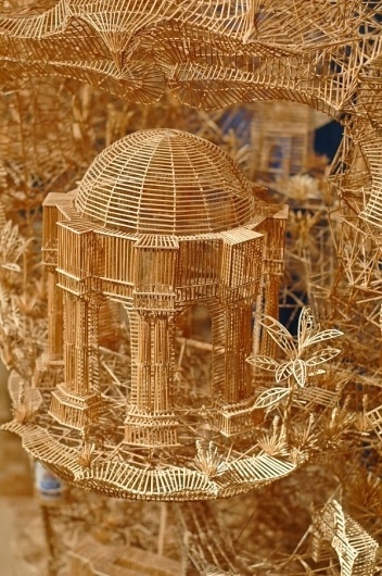 One man, 100,000 toothpicks, and 35 years: An incredible kinetic sculpture of San Francisco » Design You Trust – Social design inspiration! #sculpture #kinetic