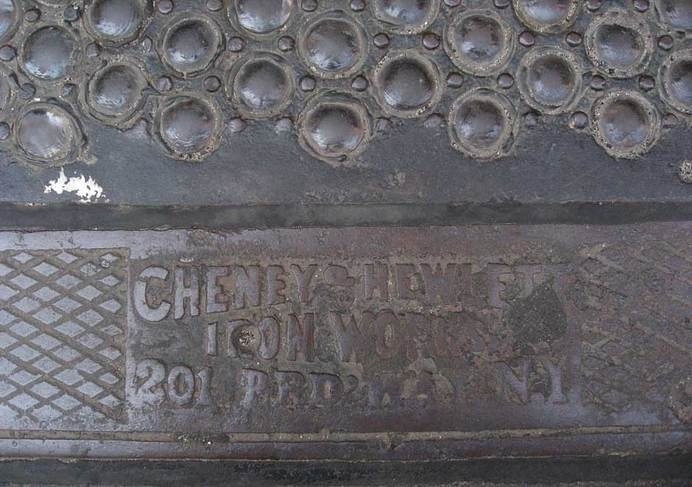 Cheney & Hewlett #lettering #ironworks #iron #cast #typography