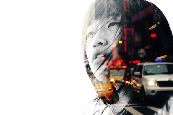 design etc. — cosascool: Julia Wang #photography #double #exposure #people