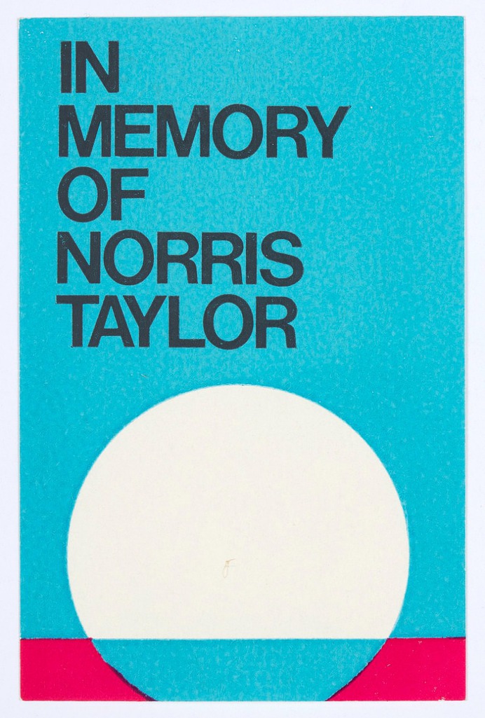 Beautiful design by Herbert Bayer.