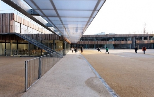 Architecture Photography: School Center Lucie Aubrac / Dietmar Feichtinger Architectes School Center Lucie Aubrac / Dietmar Feichtinger Architectes â€ #architecture