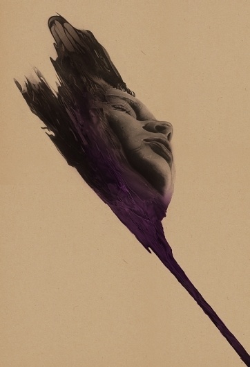 Sam Green | Illustration Studio #sam #water #liquid #illustration #portrait #face #female #green